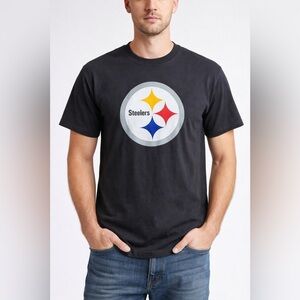 Reebok Pittsburgh Steelers Men’s Logo Tee Black Size XL
